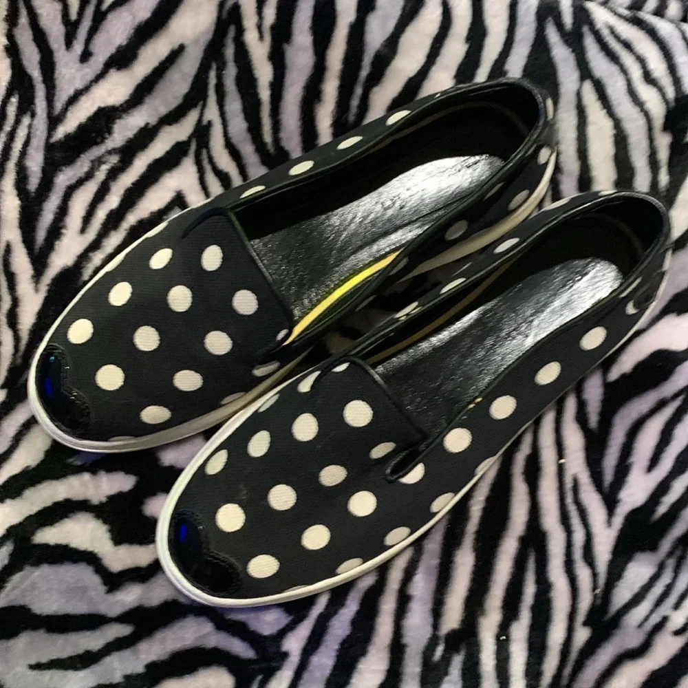 Katie Hogan Polka Dot Shoes size 38 women’s - Picture 2 of 5